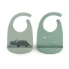 Croco slabbetje 2-pack, Groen