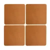 Cuba glasonderzetters 4-pack, Camel