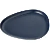Curve Stoneware serveerschaal 30x35 cm, Navy blue