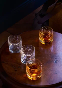 Dandy whiskeyglas 4-delig, Transparant