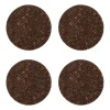 Dante glasonderzetters van kurk 4-pack, Bruin