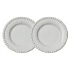 Daria dessertbord Ø22 cm 2-pack, Cotton white shiny