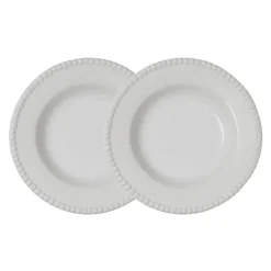 Daria diep bord Ø26 cm 2-pack, Cotton white shiny