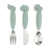 Deer Friends Easy-grip bestekset 3-delig, Green