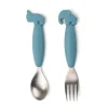Deer Friends Easy-grip bestekset 2-delig, Blue