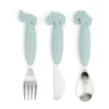 Deer Friends Easy-grip bestekset 3-delig, Blue