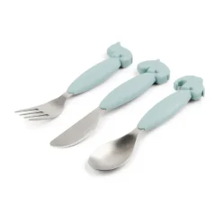 Deer Friends Easy-grip bestekset 3-delig, Blue