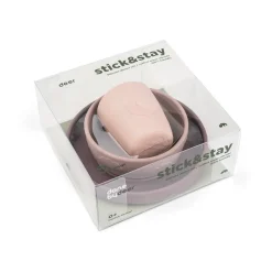 Deer Friends Stick&Stay kinderservies 3-delig, Powder