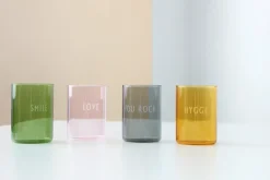 Design Letters favoriete glas 35 cl, Smile-green