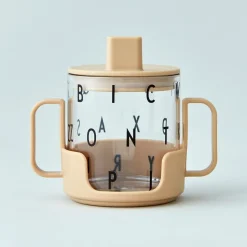 Design Letters handvat voor tritanglas, Beige