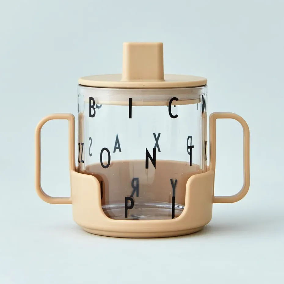 Design Letters handvat voor tritanglas, Beige
