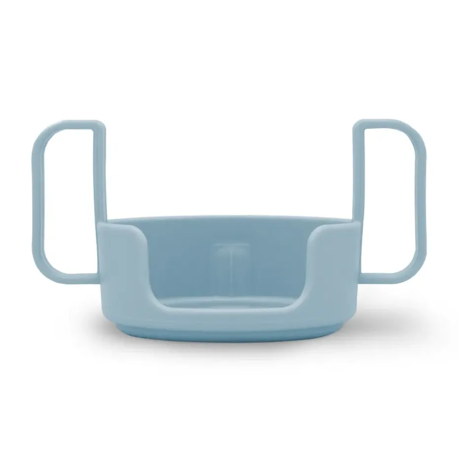 Design Letters handvat voor tritanglas, Lichtblauw