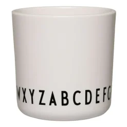 Design Letters Kids Basic Eco mok, White ABC