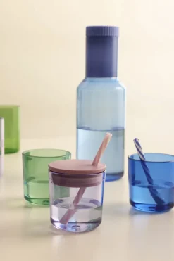 Design Letters Kids Eco drinkglas 2-pack, Blue