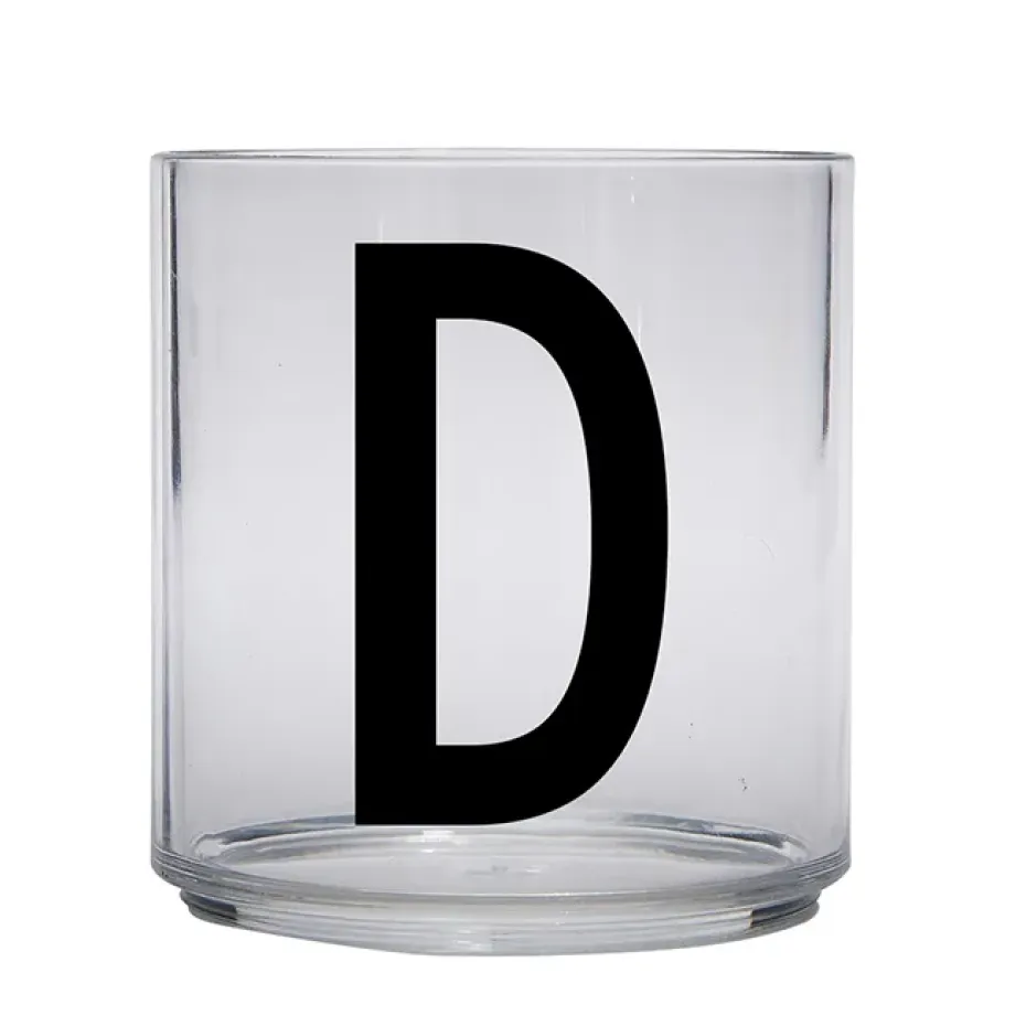Design Letters Kids glas, D