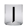Design Letters Kids glas, J