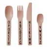Design Letters kinderbestek melamine, Nude