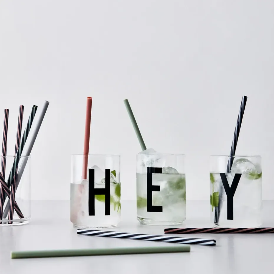 Design Letters rietje 10-pack, Multi