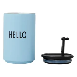 Design Letters thermosmok, Light blue-hello