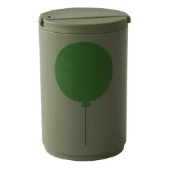 Design Letters thermosmok met rietje 33 cl, Forest green