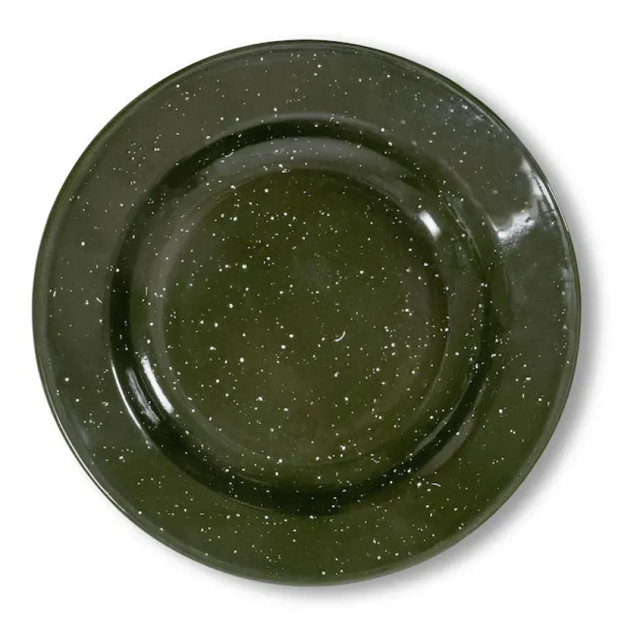 Doris emaille bord Ø20 cm, Groen