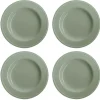 Dots bord 28 cm 4 stuks, Groen