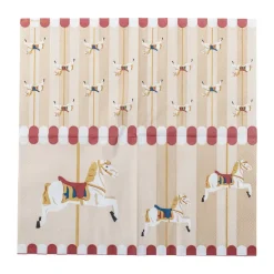 Draaimolen servet 33x33 cm 20-pack, Natuur