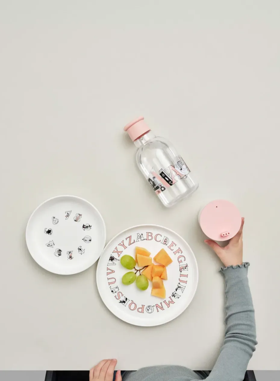 DRINK-IT Moomin ABC waterfles 0,5 liter, Salmon