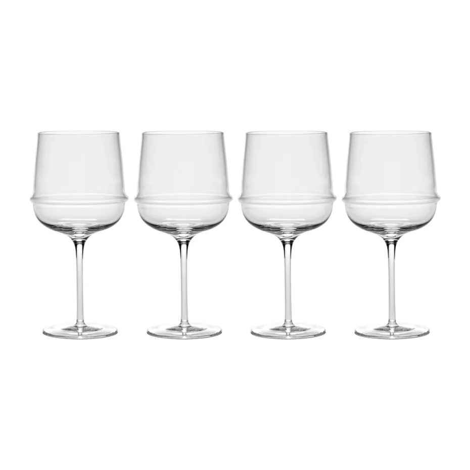 Dune rodewijnglas 45 cl 4-pack, Clear