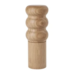 Edgar zout- en pepermolen 20 cm, Natuurlijk geoliede eiken