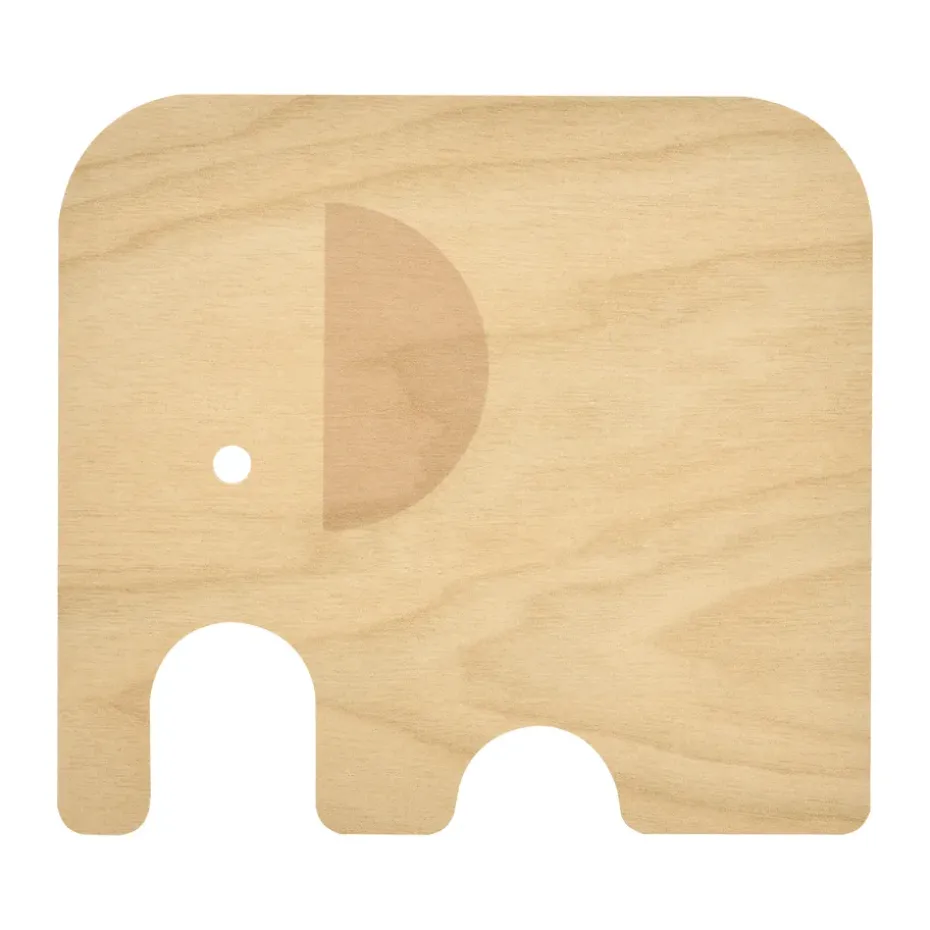 Elephant glasonderzetter 11x10 cm, Green
