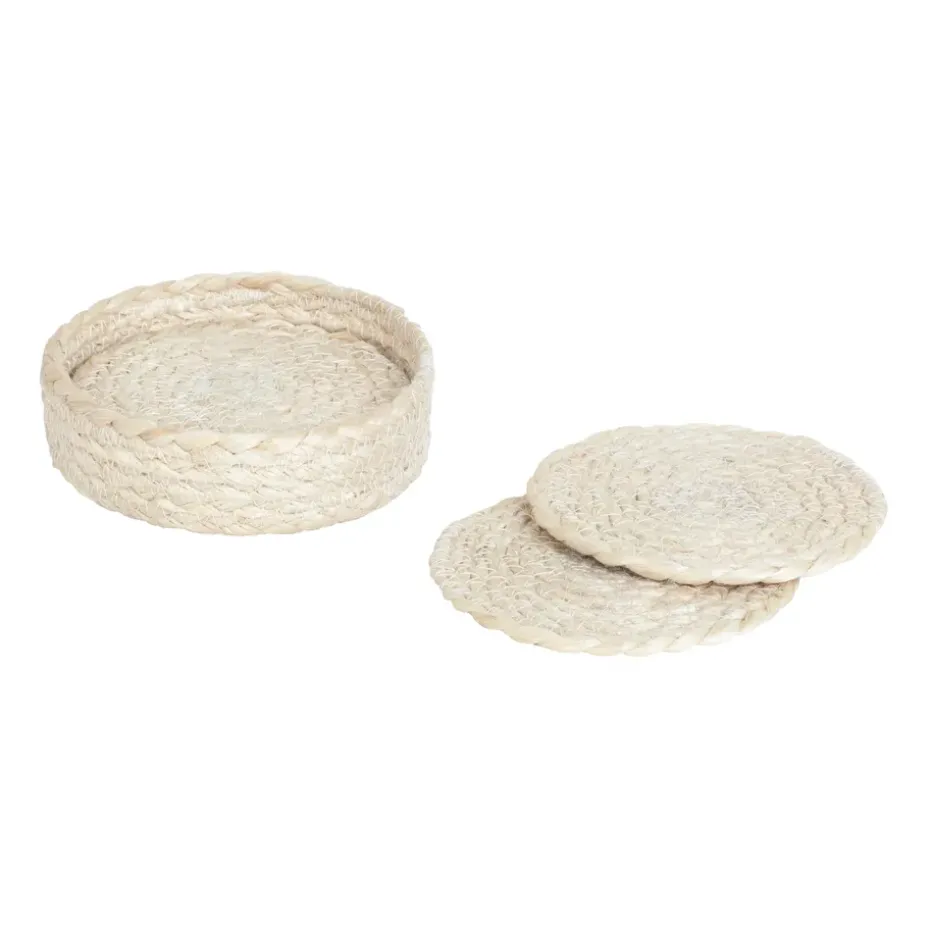 Elin glasonderzetter Ø10,5 cm 6-pack, Wit