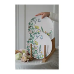 Elsa Beskow Blomsterfesten bord Ø20 cm, Multi