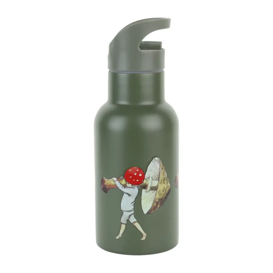 Elsa Beskow Tomtebobarnen waterfles 34 cl, Groen