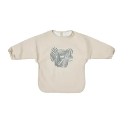 Erik Olifant slabbetje met mouw, Beige