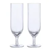 Ernst champagneglas geribbeld 2-pack, Klaar