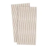 Ernst servet gestreept 10x20 cm 20-pack, Caramel-wit