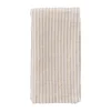 Ernst servet smal gestreept 40x40 cm, Beige-wit