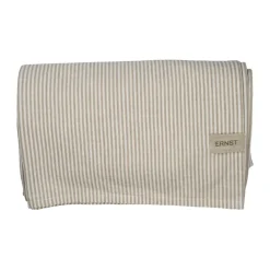 Ernst tafelkleed smalle strepen 145x300 cm, Beige-wit