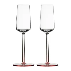 Essence champagneglas 2-pack, Roze, 21 cl