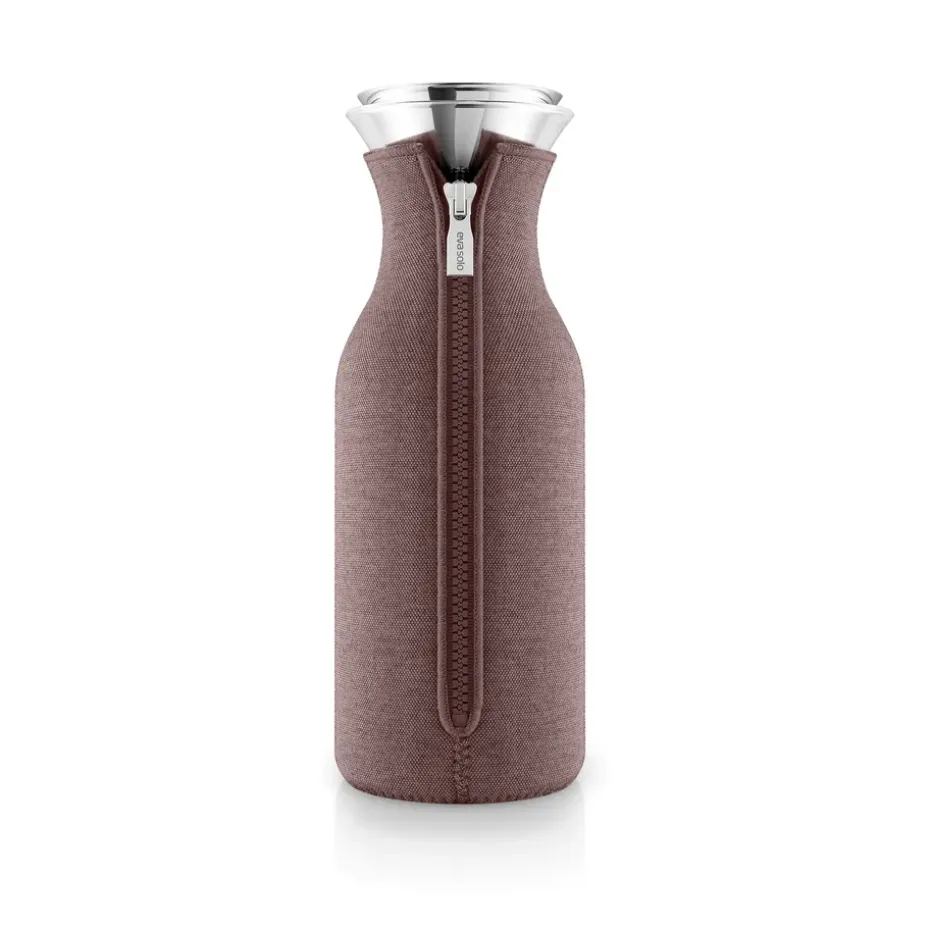 Eva Solo koelkastkaraf met geweven hoes, Vintage brown