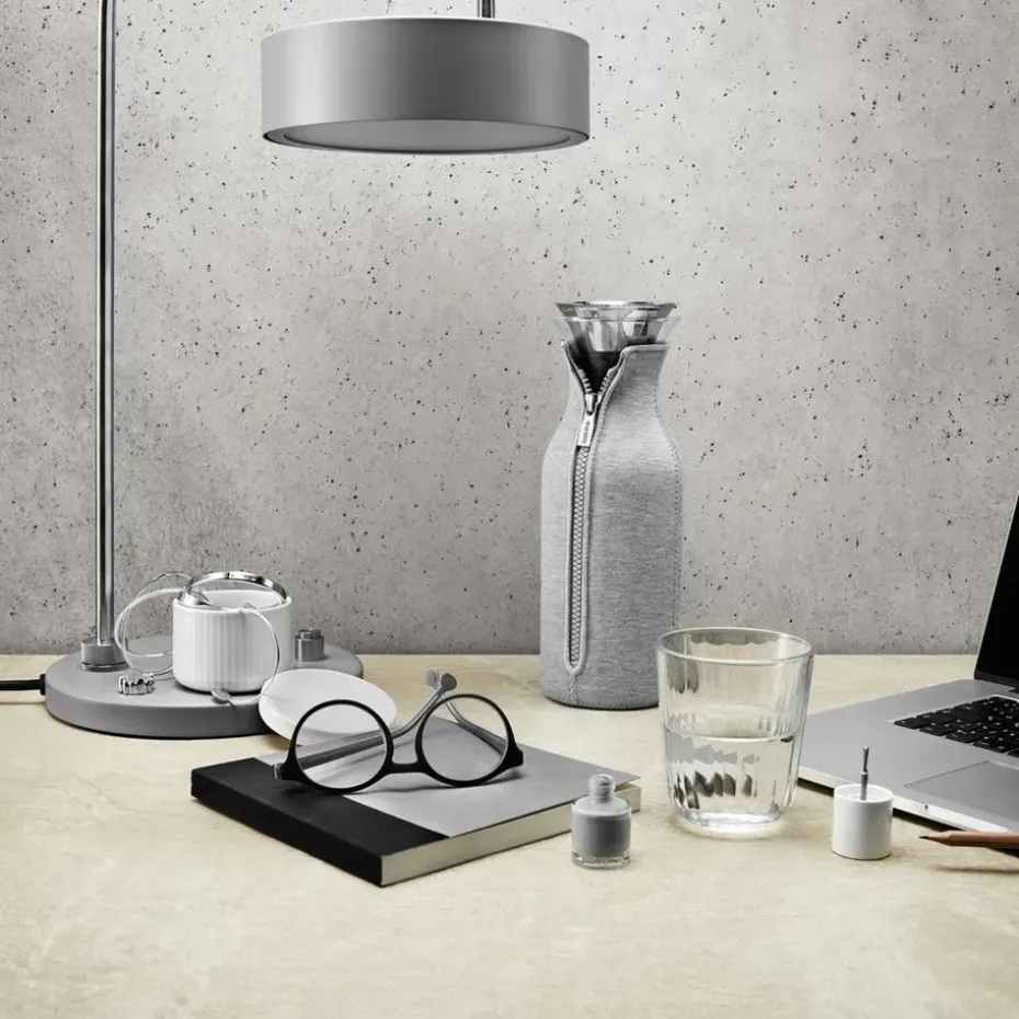 Eva Solo koelkastkaraf met geweven hoes, light grey (lichtgrijs)