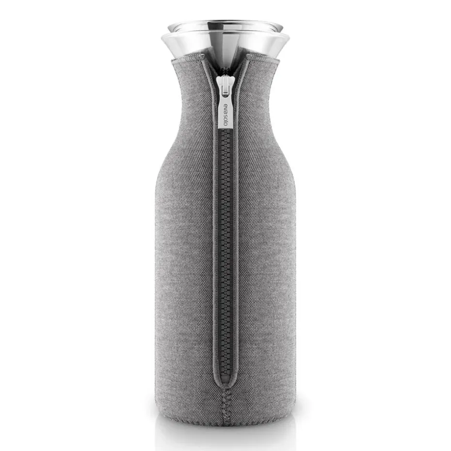 Eva Solo koelkastkaraf met geweven hoes, dark grey (donkergrijs)