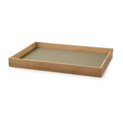 Even teakhouten dienblad square M, Nupo herbal dust