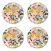 Flower glasonderzetter Ø11 cm 4-pack, Pink