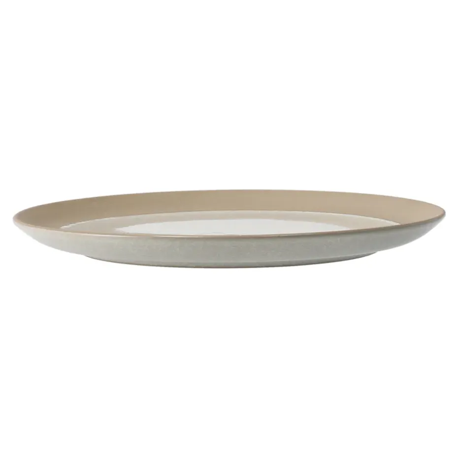 Fossil bord Ø26 cm, Beige