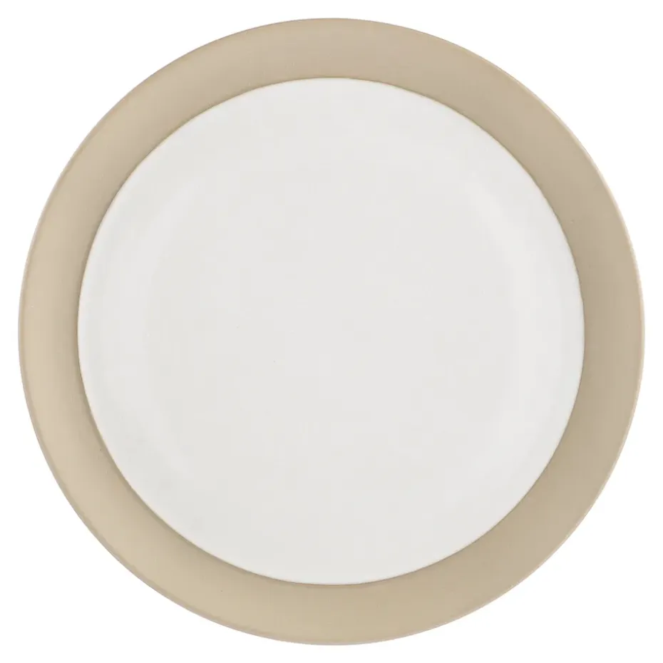 Fossil bord Ø26 cm, Wit