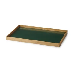 Frame dienblad medium 23x34 cm, Eikenhout-groen