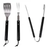 Fredde BBQ grillset 3-delig, Zwart