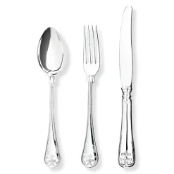 Gammal Fransk dinermes verzilverd, 23,1 cm